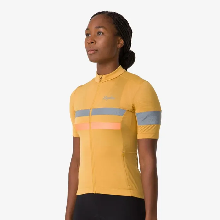 Women Brevet Lightweight Jersey Dark Navyhighvis Pinkwhiteultramarinedeep Indigodusted Lilacwhitegold Fluorescent Coral Rapha Archive