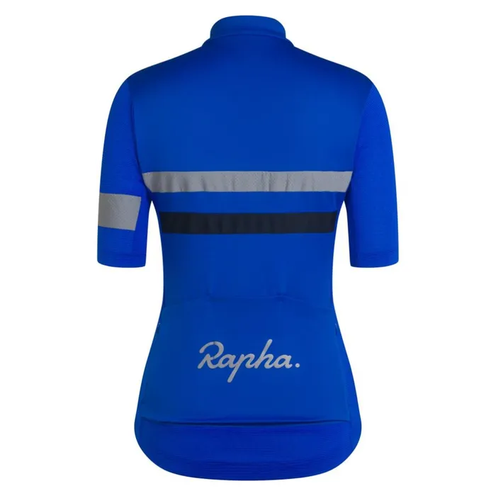 Women Brevet Lightweight Jersey Dark Navyhighvis Pinkwhiteultramarinedeep Indigodusted Lilacwhitegold Fluorescent Coral Rapha Archive