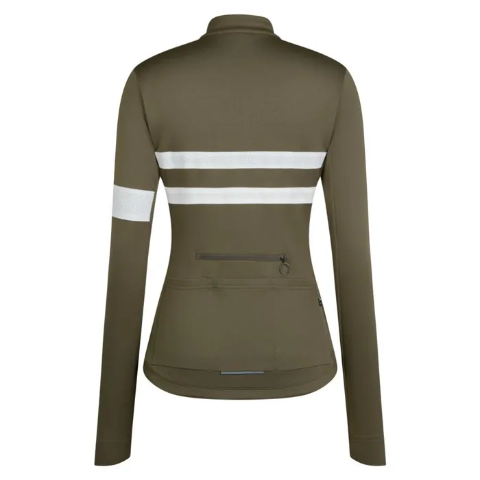 Women Brevet Long Sleeve Jersey Kalamata White Alyssumdark Navyhivis Pinkblackwhitedark Reddark Redmushroom Silverdark Khakiwhite Rapha Jerseys