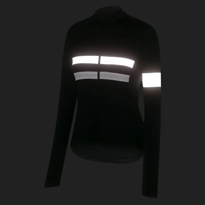 Women Brevet Long Sleeve Jersey Kalamata White Alyssumdark Navyhivis Pinkblackwhitedark Reddark Redmushroom Silverdark Khakiwhite Rapha Jerseys