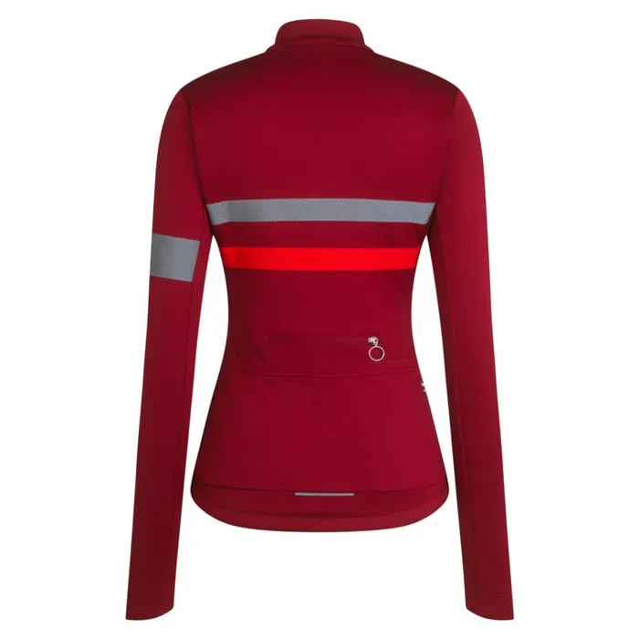 Women Brevet Long Sleeve Jersey Kalamata White Alyssumdark Navyhivis Pinkblackwhitedark Reddark Redmushroom Silverdark Khakiwhite Rapha Jerseys