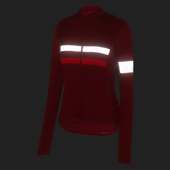 Women Brevet Long Sleeve Jersey Kalamata White Alyssumdark Navyhivis Pinkblackwhitedark Reddark Redmushroom Silverdark Khakiwhite Rapha Jerseys