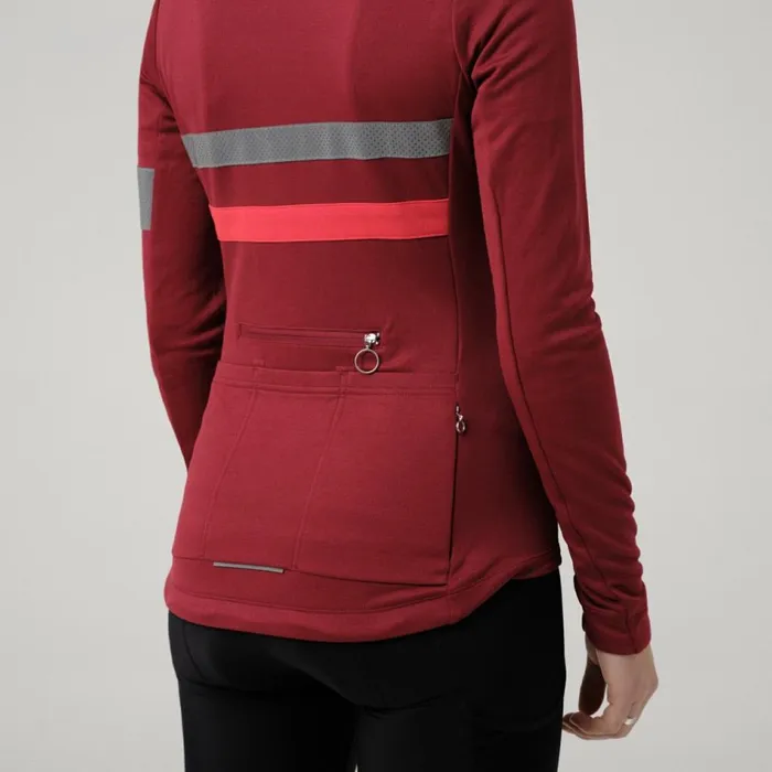 Women Brevet Long Sleeve Jersey Kalamata White Alyssumdark Navyhivis Pinkblackwhitedark Reddark Redmushroom Silverdark Khakiwhite Rapha Jerseys