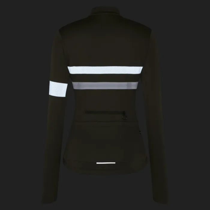 Women Brevet Long Sleeve Jersey Kalamata White Alyssumdark Navyhivis Pinkblackwhitedark Reddark Redmushroom Silverdark Khakiwhite Rapha Jerseys