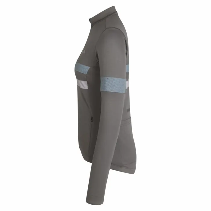 Women Brevet Long Sleeve Jersey Kalamata White Alyssumdark Navyhivis Pinkblackwhitedark Reddark Redmushroom Silverdark Khakiwhite Rapha Jerseys