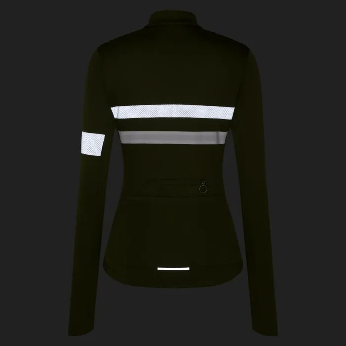 Women Brevet Long Sleeve Jersey Kalamata White Alyssumdark Navyhivis Pinkblackwhitedark Reddark Redmushroom Silverdark Khakiwhite Rapha Jerseys