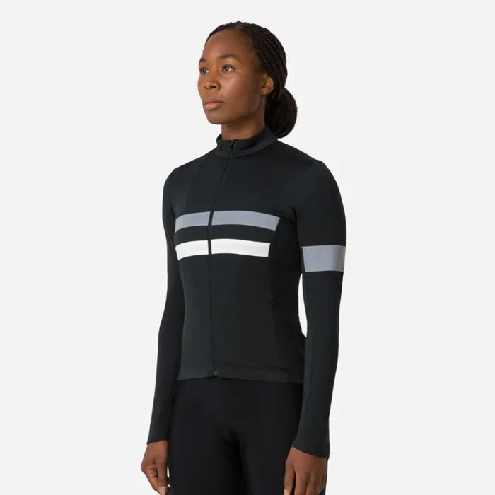 Women Brevet Long Sleeve Jersey Kalamata White Alyssumdark Navyhivis Pinkblackwhitedark Reddark Redmushroom Silverdark Khakiwhite Rapha Jerseys
