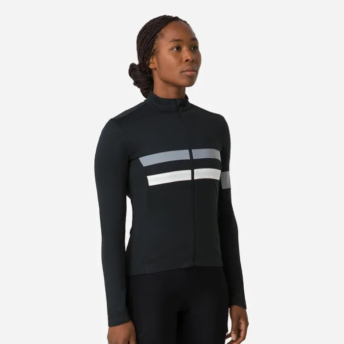 Women Brevet Long Sleeve Jersey Kalamata White Alyssumdark Navyhivis Pinkblackwhitedark Reddark Redmushroom Silverdark Khakiwhite Rapha Jerseys