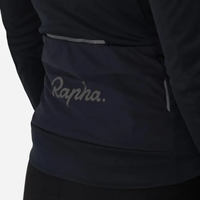 Women Brevet Long Sleeve Windstopper Jersey Blackblack Reflectivenavyhivis Pinktansilver Reflectivereddark Red Rapha Jerseys