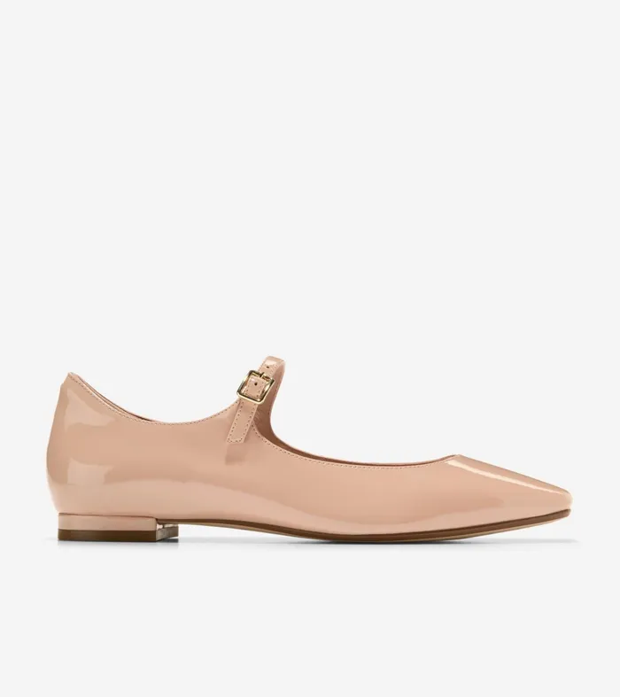 Women Bridge Mary Jane Ballet Flats Brushgold Cole Haan Flats and SlipOns
