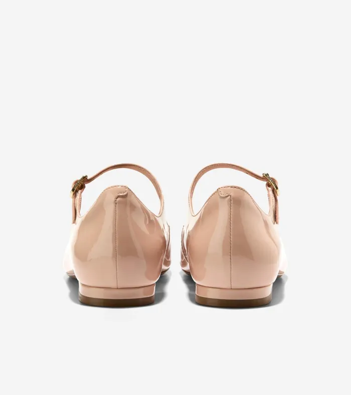 Women Bridge Mary Jane Ballet Flats Brushgold Cole Haan Flats and SlipOns