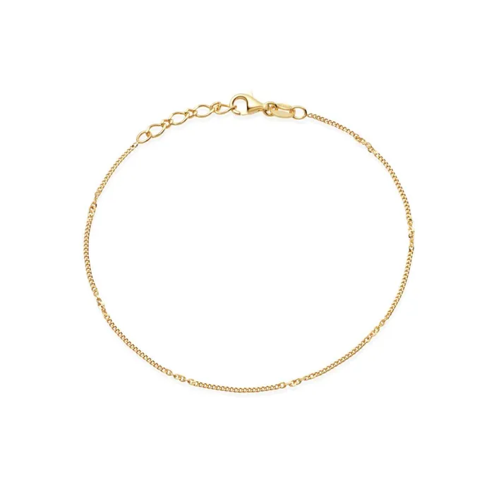 Women Chain Bracelets Daisy London Jewellery Este Lalonde Forever Chain Bracelet 18ct Gold Plate Women Chain Bracelets Daisy London Jewellery Este Lalonde Forever Chain Bracelet 18ct Gold Plate