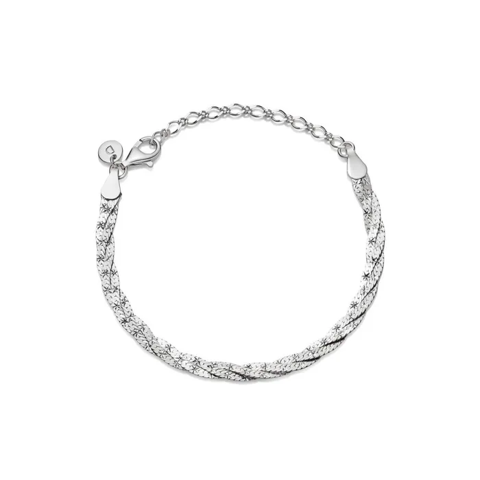 Women Chain Bracelets Daisy London Jewellery Vita Chain Bracelet Sterling Silver