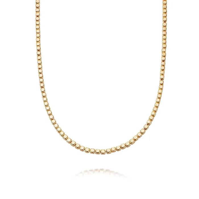 Women Chain Necklaces Daisy London Jewellery Chunky Beaded Necklace 18ct Gold Plate Women Chain Necklaces Daisy London Jewellery Chunky Beaded Necklace 18ct Gold Plate