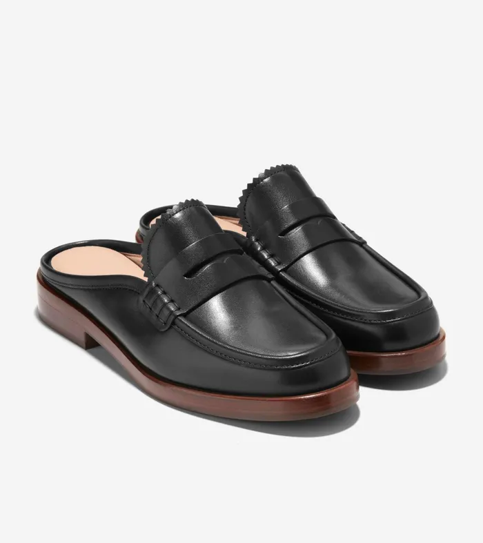 Women Chelby Mule Black Cole Haan Loafers and Drivers
