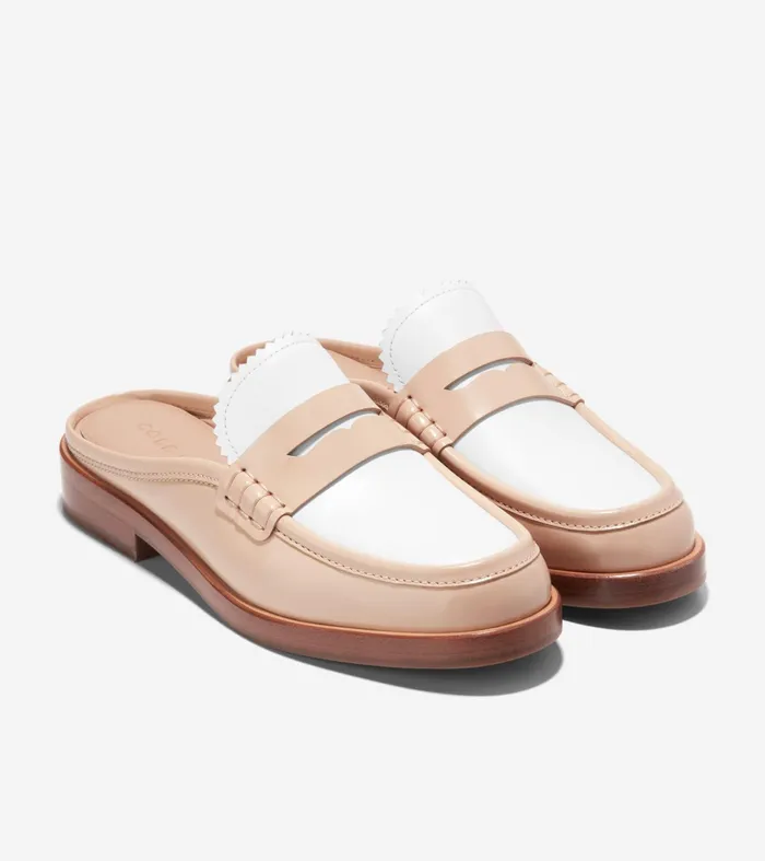 Women Chelby Mule Porcelainwhite Cole Haan Loafers and Drivers
