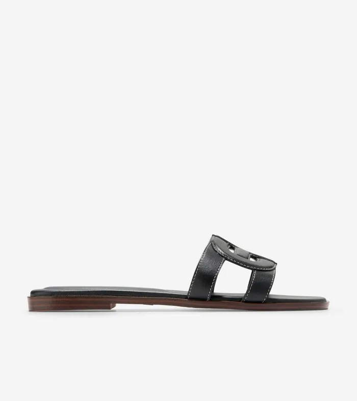 Women Chrisee Slide Sandals Black Cole Haan Sandals