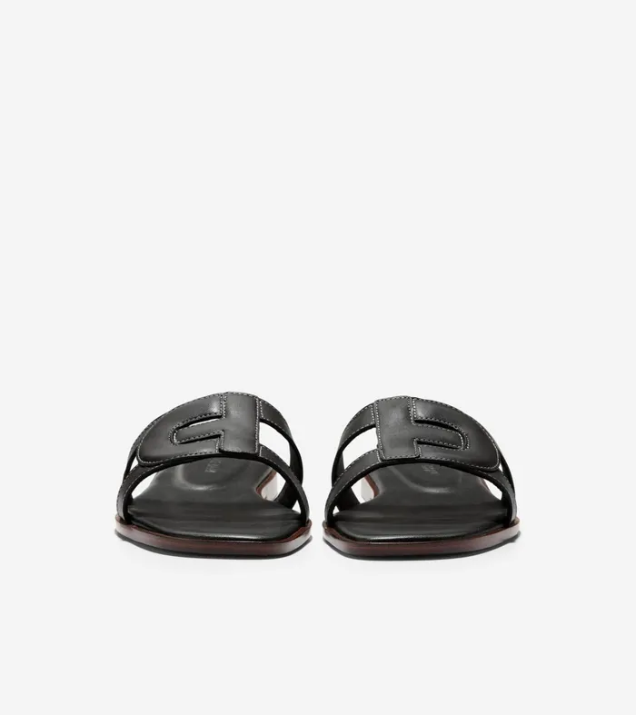 Women Chrisee Slide Sandals Black Cole Haan Sandals