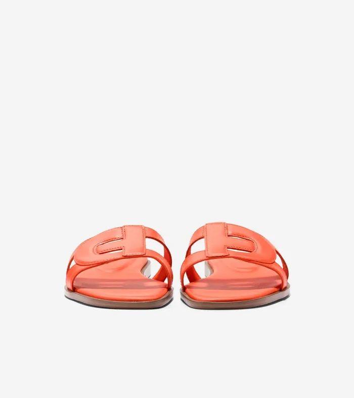 Women Chrisee Slide Sandals Nasturtium Orange Cole Haan Sandals
