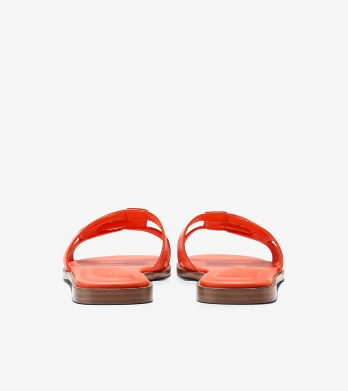 Women Chrisee Slide Sandals Nasturtium Orange Cole Haan Sandals