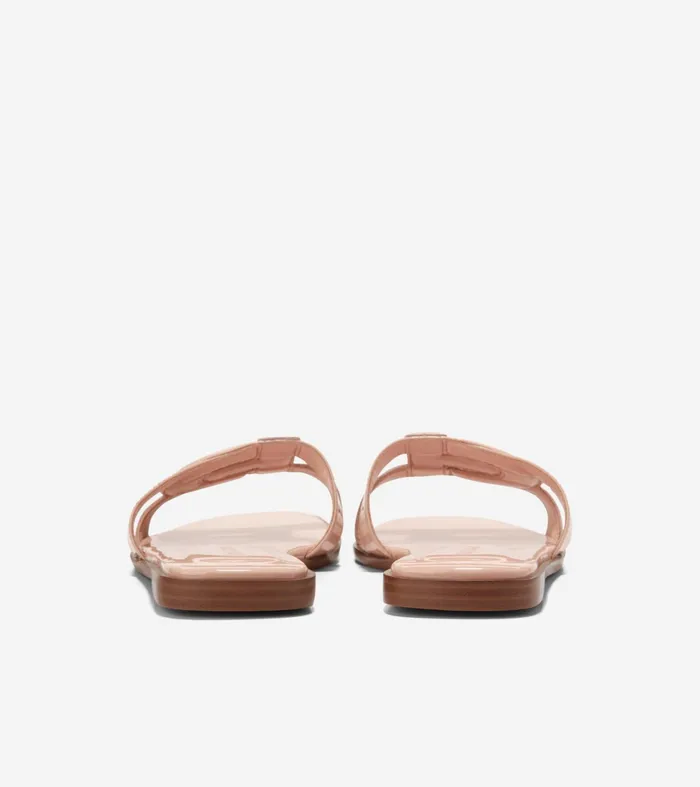 Women Chrisee Slide Sandals Porcelain Patent Cole Haan Sandals