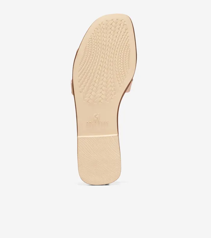 Women Chrisee Slide Sandals Porcelain Patent Cole Haan Sandals
