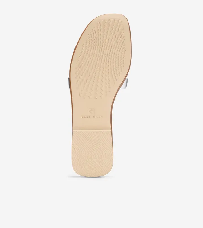 Women Chrisee Slide Sandals Silver Cole Haan Sandals