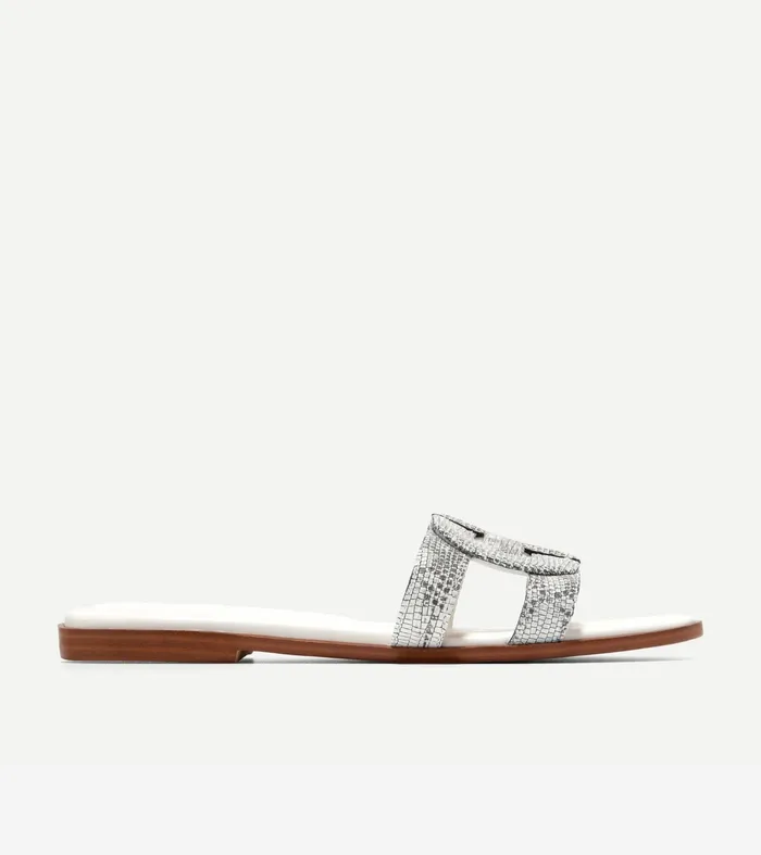 Women Chrisee Slide Sandals Snake Printivory Cole Haan Sandals