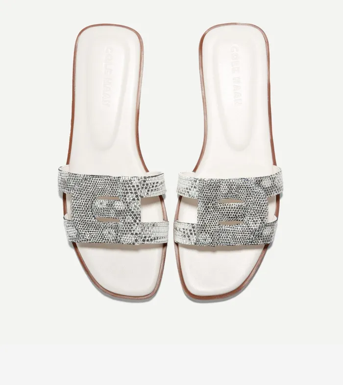 Women Chrisee Slide Sandals Snake Printivory Cole Haan Sandals
