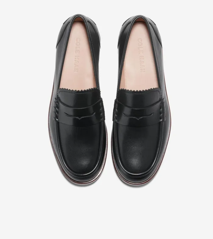 Women Christyn Penny Loafers Black Cole Haan Loafers and Drivers