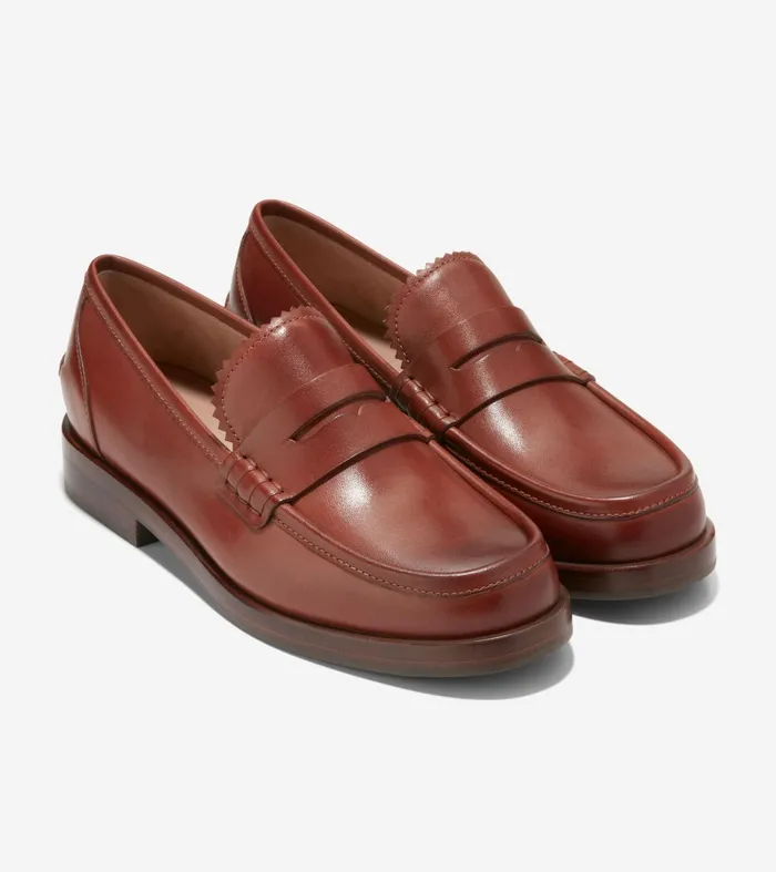 Women Christyn Penny Loafers Cuoio Brown Cole Haan Loafers and Drivers