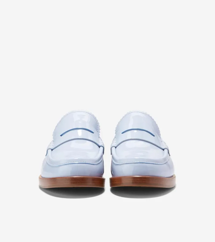 Women Christyn Penny Loafers Heather Blue Patent Cole Haan Loafers and Drivers