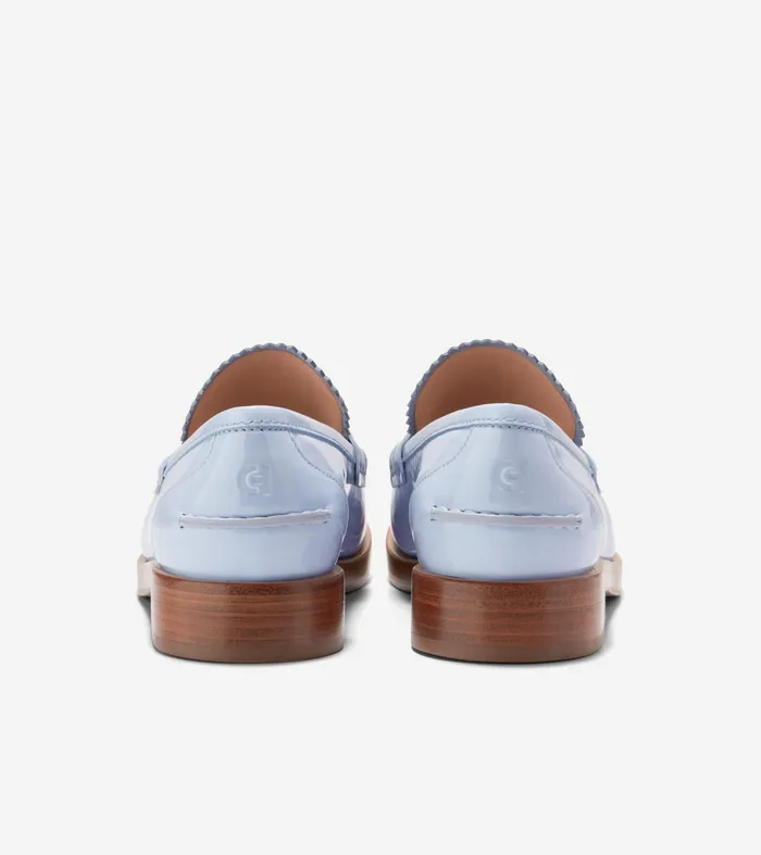 Women Christyn Penny Loafers Heather Blue Patent Cole Haan Loafers and Drivers