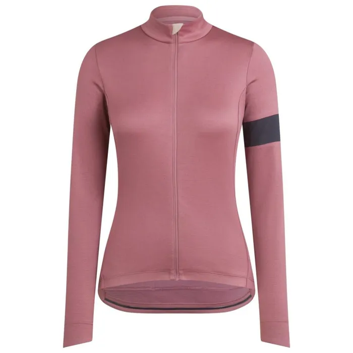 Women Classic Long Sleeve Jersey Cycling Jersey Recycled Materials Cold Weather Winter Riding Mauve Rapha Jerseys Women Classic Long Sleeve Jersey Cycling Jersey Recycled Materials Cold Weather Winter Riding Mauve Rapha Jerseys