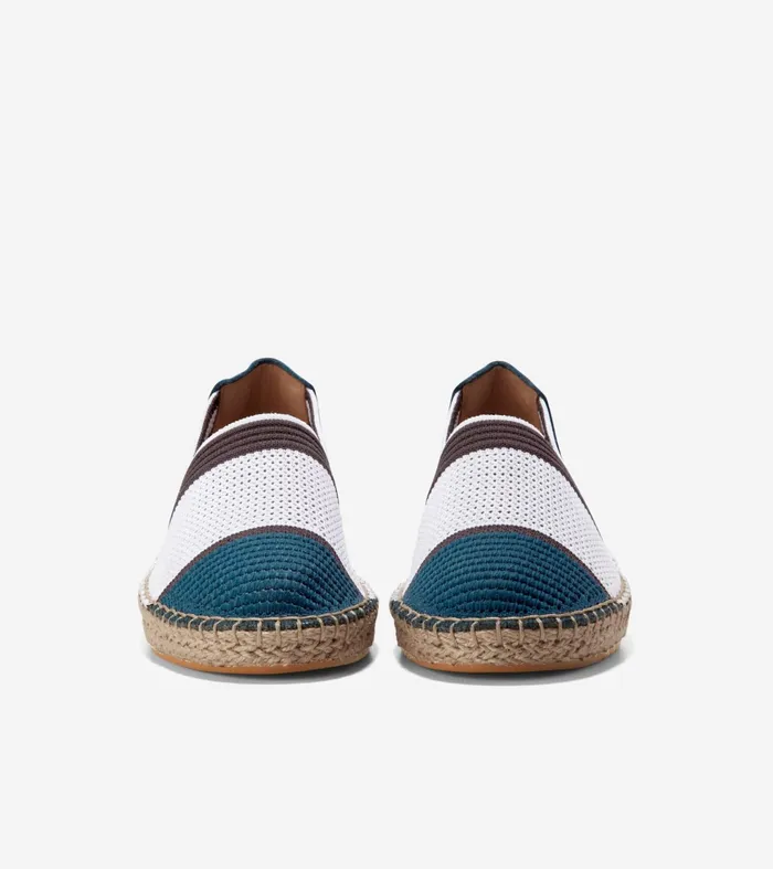 Women Cloudfeel Espadrille II SlipOn Loafers Whiteblue Wing Tealchocolate Stitchliteandtrade Cole Haan Loafers and Drivers
