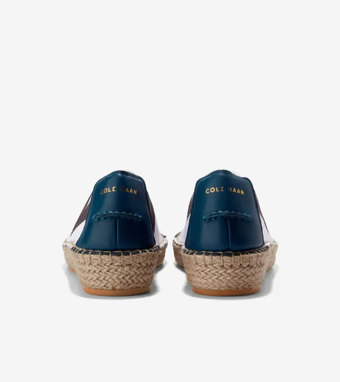 Women Cloudfeel Espadrille II SlipOn Loafers Whiteblue Wing Tealchocolate Stitchliteandtrade Cole Haan Loafers and Drivers