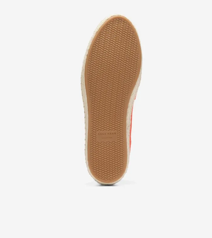 Women Cloudfeel Montauk Espadrille Loafers Nasturtium Orange Cole Haan Loafers and Drivers