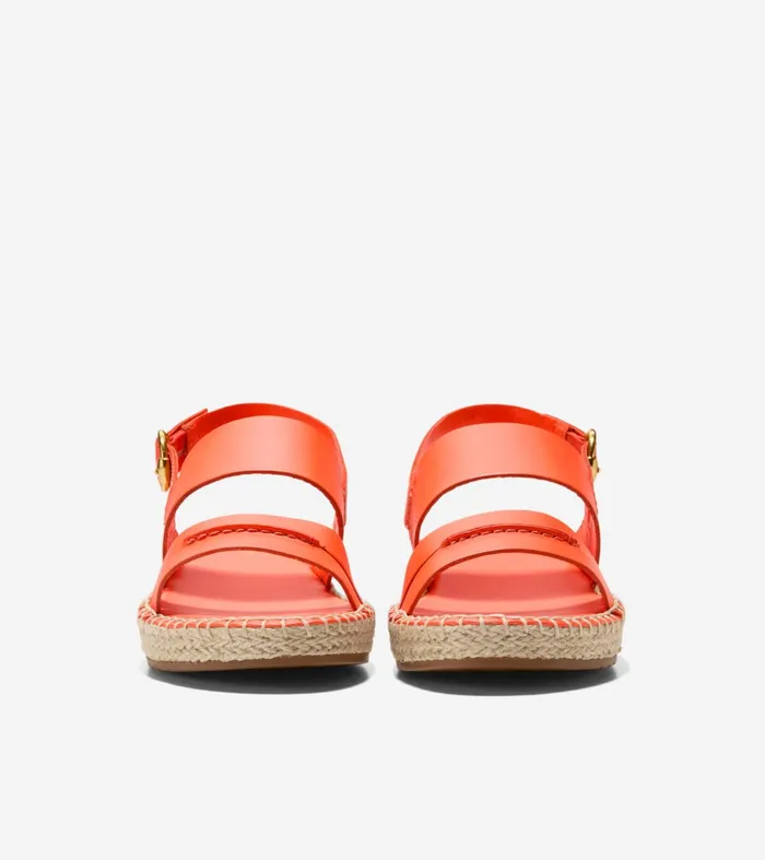 Women Cloudfeel Tilden Ankle Strap Sandals Nasturtium Orange Cole Haan Sandals