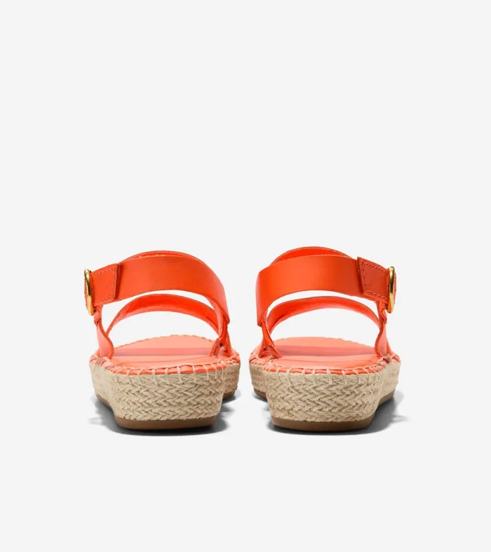 Women Cloudfeel Tilden Ankle Strap Sandals Nasturtium Orange Cole Haan Sandals