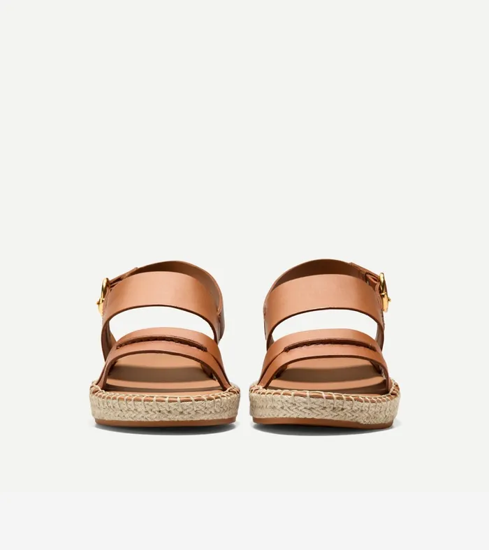 Women Cloudfeel Tilden Ankle Strap Sandals Pecan Brown Cole Haan Sandals