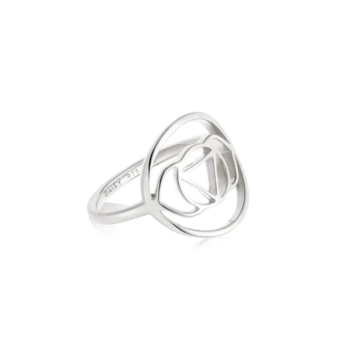 Women Cocktail Rings Daisy London Jewellery Brow Chakra Ring Silver