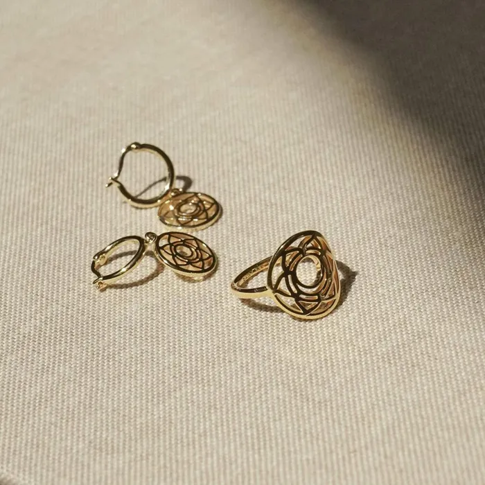 Women Cocktail Rings Daisy London Jewellery Sacral Chakra Ring 18Ct Gold Plate