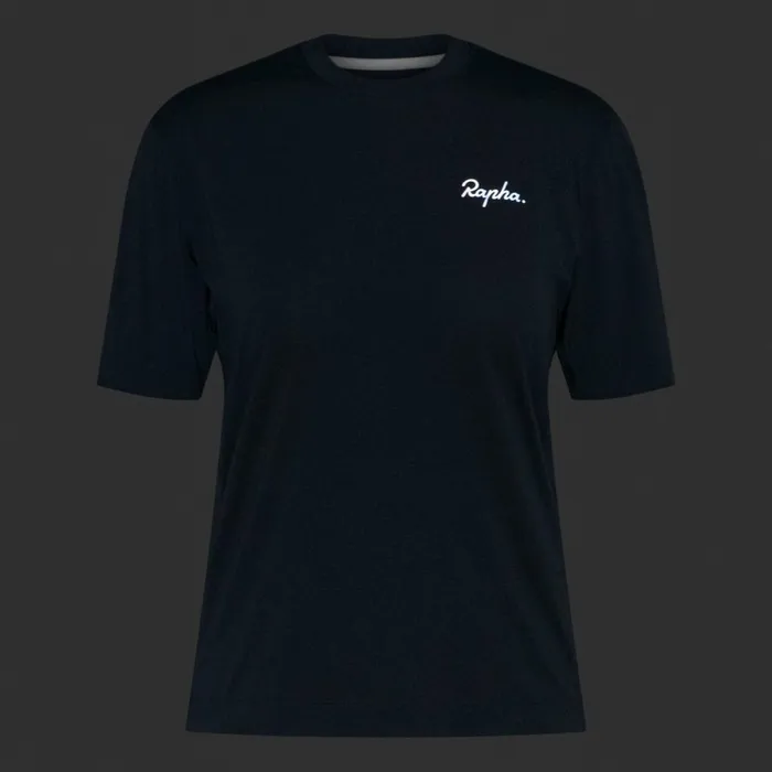 Women Commuter Reflective TShirt Rapha City Riding Tee Dark Navy Marl Rapha Archive Women Commuter Reflective TShirt Rapha City Riding Tee Dark Navy Marl Rapha Archive