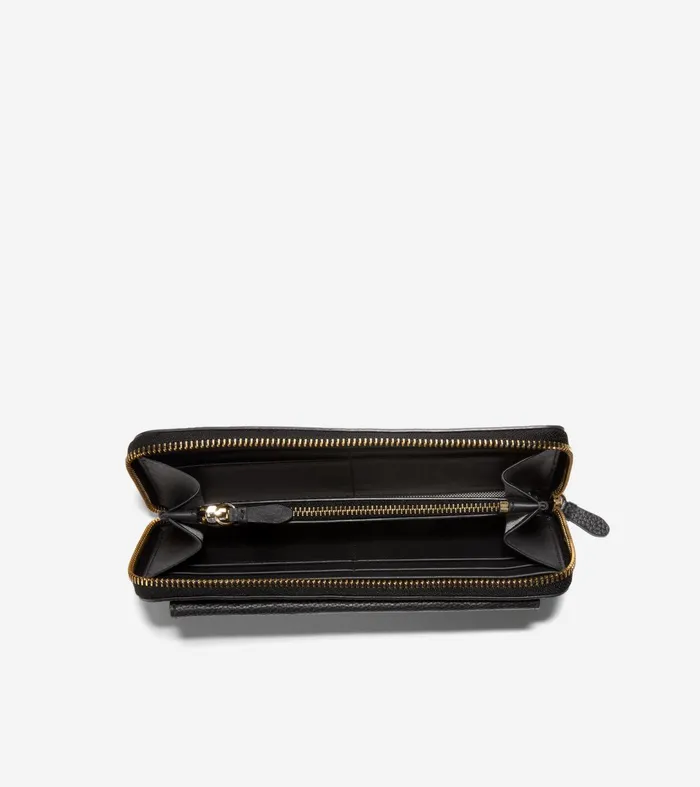 Women Continental Wallet Black Cole Haan Wallets and Wristlets