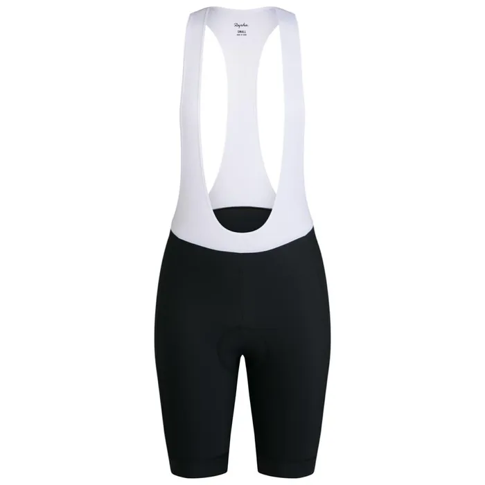 Women Core Bib Shorts Fudge White Alyssumblackwhite Rapha Bibs Shorts and Tights