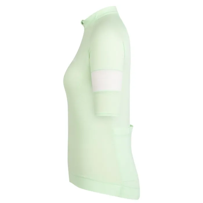 Women Core Lightweight Cycling Jersey Dusted Orangewhitepale Bluepeachmoonscapemint Greenwhite Rapha Archive