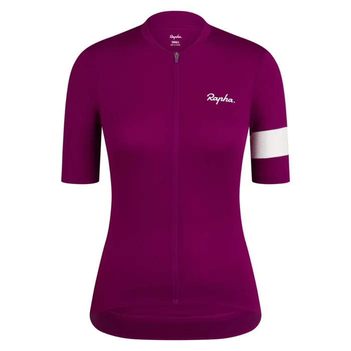 Women Core Lightweight Jersey Blackwhiteall Aboard White Alyssumcanary Yellow White Alyssumhighvis Pinkwhitenavywhitemauvewhite Rapha Jerseys