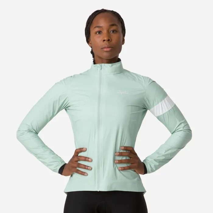 Women Core Rain Jacket II For Wet Weather Riding Dusted Bluewhitepale Greenwhitedeep Coffeewhiteindigowhitedark Khakiwhite Rapha Archive