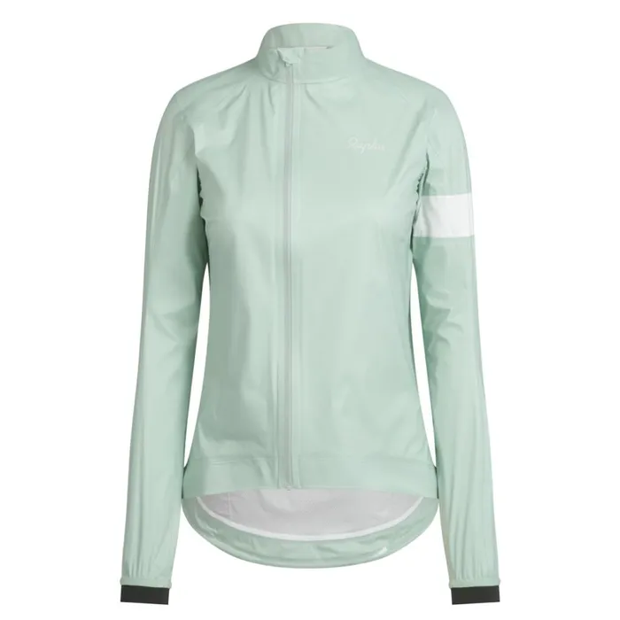 Women Core Rain Jacket II For Wet Weather Riding Dusted Bluewhitepale Greenwhitedeep Coffeewhiteindigowhitedark Khakiwhite Rapha Archive