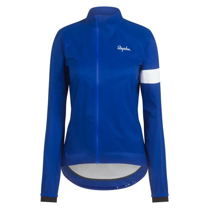 Women Core Rain Jacket II For Wet Weather Riding Dusted Bluewhitepale Greenwhitedeep Coffeewhiteindigowhitedark Khakiwhite Rapha Archive